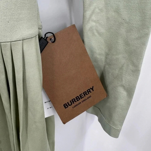 Burberry Open Back Chain Stretch Crepe Dress B636 - Picture 7 of 9